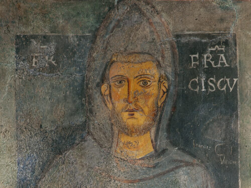 Il più antico ritratto di San Francesco, pellegrino di eccezione all’interno del Sacro Speco di Subiaco